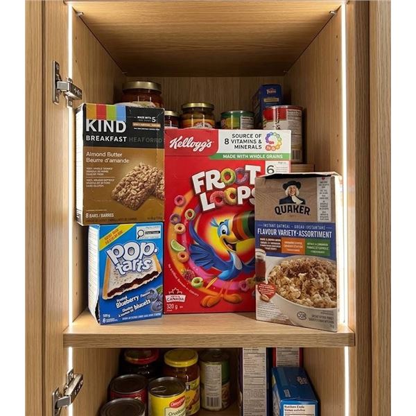Assorted Breakfast Food Item Lot