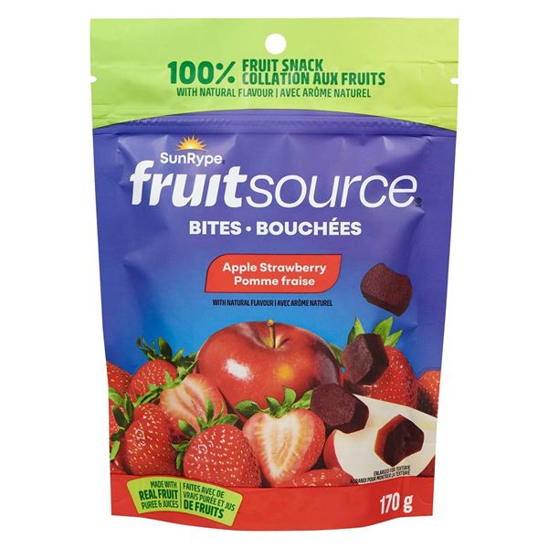 SunRype FruitSource Apple Strawberry 10x170g