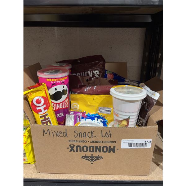 Assorted Snack Food Lot in Box