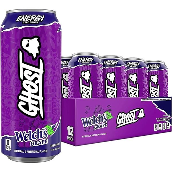 Ghost Welch's Grape Energy Drink 12x473ml Can