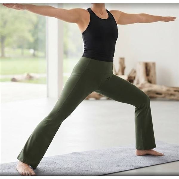GapFit Flared Legging, M, Green