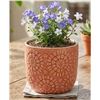 Image 1 : Stone & Beam Floral Embossed Planter Small