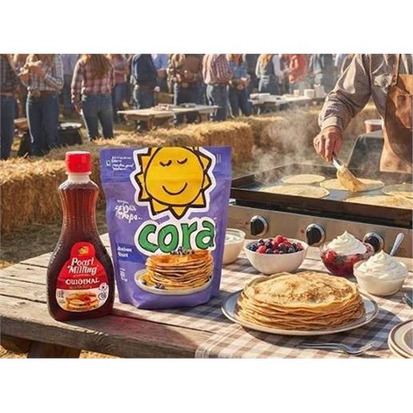 Cora Crepe Mix and Pearl Milling Syrup