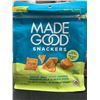 Image 3 : MadeGood Organic Sweet Potato Crackers Sea Salt & Vinegar 6x142g