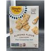 Image 2 : Simple Mills Almond Flour Crackers 2 x 241g Bags