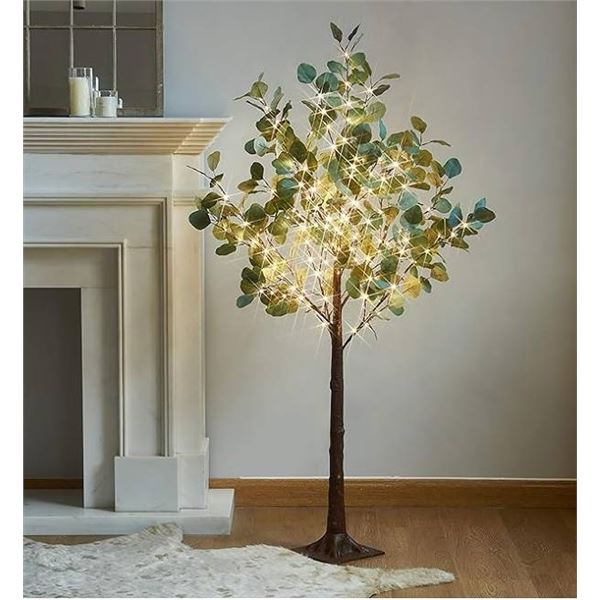 4FT LED Eucalyptus Tree for Home Decor