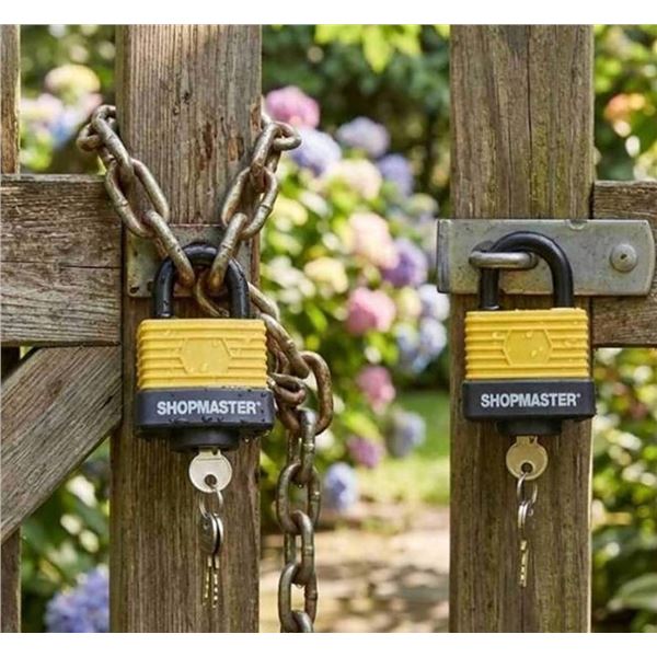 ShopMaster Weather Resistant Padlocks 2-Pack