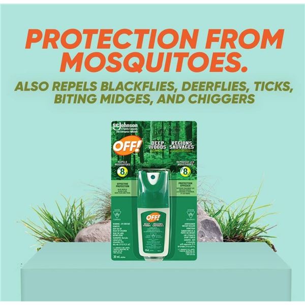 OFF! Deep Woods Insect Repellent 3- x 30ml