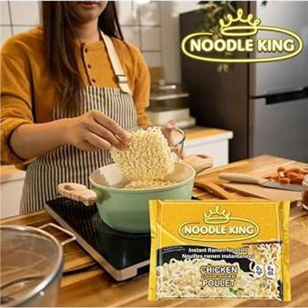 Noodle King Chicken Flavor Ramen, 24 Pack x 85g