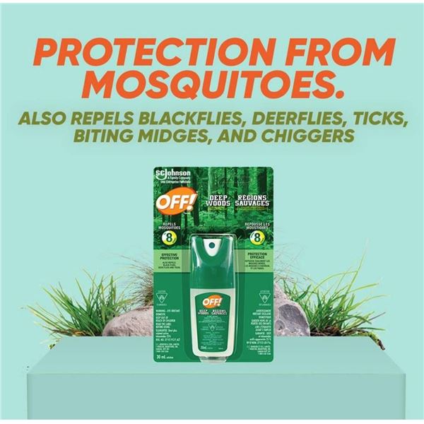 OFF! Deep Woods Insect Repellent 3- x 30ml