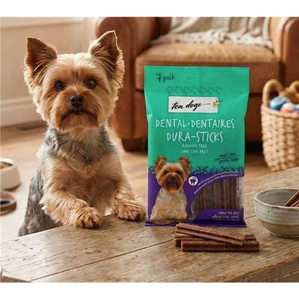True Acre Dura-Sticks Dental Dog Chews, 6 pks x 70g