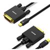 Image 1 : BENFEI Mini DP to DVI Adapter Cables, 2 Pack