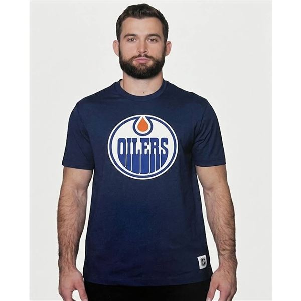 Edmonton Oilers Blue T-Shirt Size S/P