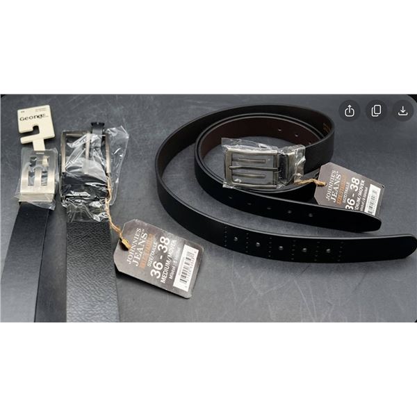 Lot of 2 -Â  Belts, Sizes 36-38