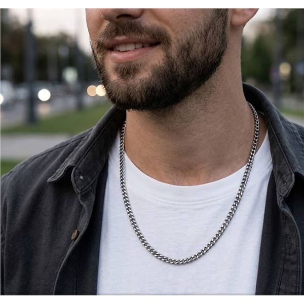 Menâ€™s Stainless Steel Chain Necklace