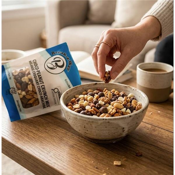 Break-a-Way Choco-Peanut Crunch Mix 12 x 110g