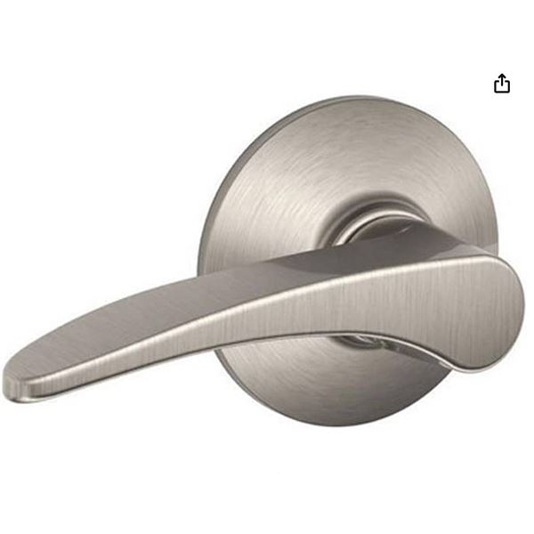 Schlage F10MNH619 Manhattan Hall and Closet Lever, Satin Nickel Lot of 2