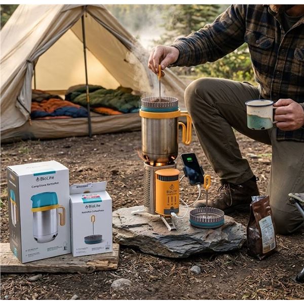 BioLite CampStove KettlePot and CoffeePress