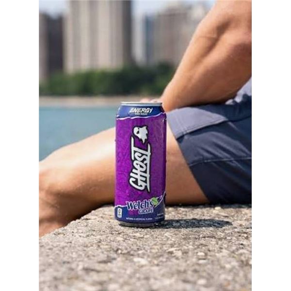 Ghost Energy Drink Welch's Grape 12 Pack x 473ml