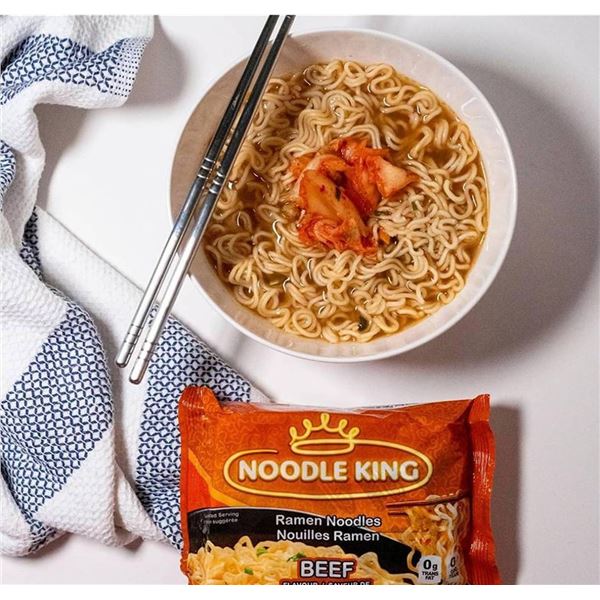 Lot ofÂ  2 - Noodle King Instant Ramen Beef 24-Pack x 85g