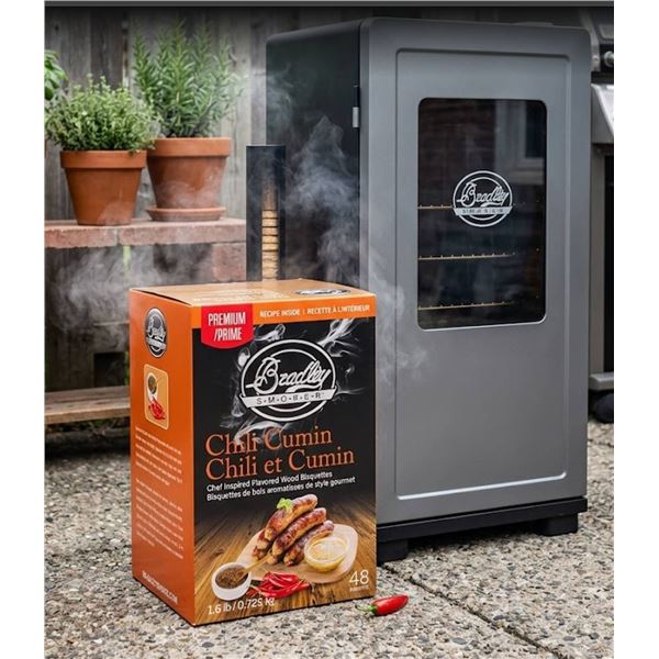 Bradley Smoker Chili Cumin Bisquettes 48-Pack