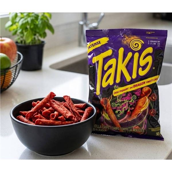 Takis Dragon Sweet Chili Chips 90g x 18