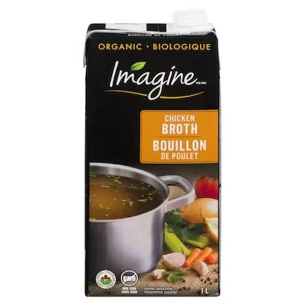 Imagine Organic Chicken Broth 12 x 1L