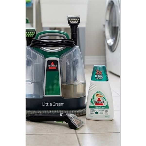 2 Bottles Bissell 2X Ultra Little Green Cleaners x 473ml