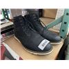 Image 2 : Men's Black Synthetic Lace-Up Boots