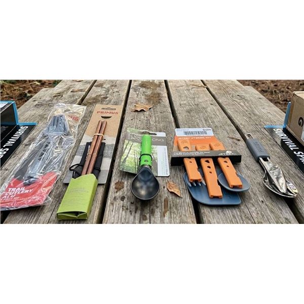 Outdoor Camp Utensils Lot, Primus, Jetboil, O