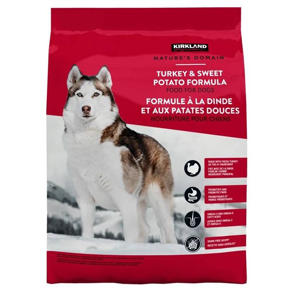 Kirkland Turkey & Sweet Potato Dog Food 35lb