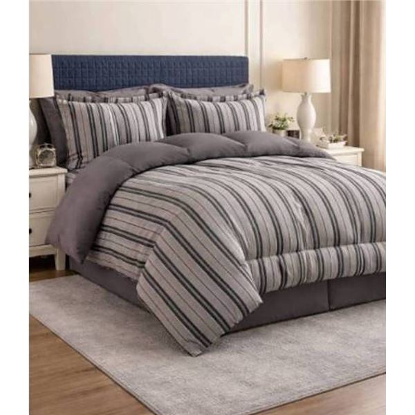 COMFY Bamboo World Queen Bed In A Bag Comforter Set 7pc