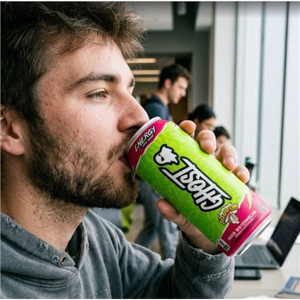 Ghost Sour Watermelon Energy Drink 473ml x 10