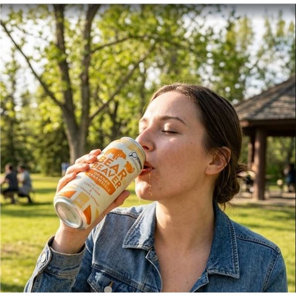 Bear 'n Beaver Orange Creamsicle Soda 12 x 473ml