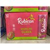 Image 2 : Rubicon Sparkling Guava Beverage, 12 Cans x 355ml