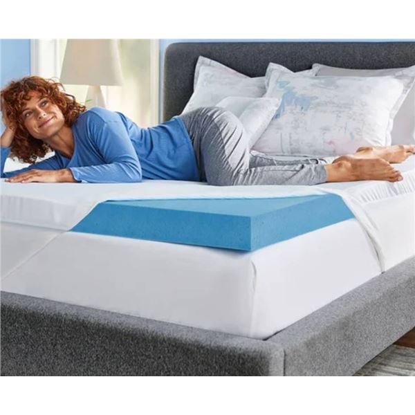 King Size MS Topper Blue Foam Mattress