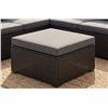Image 1 : Rattan Outdoor Furniture Base with Cushion 72x72x30cm