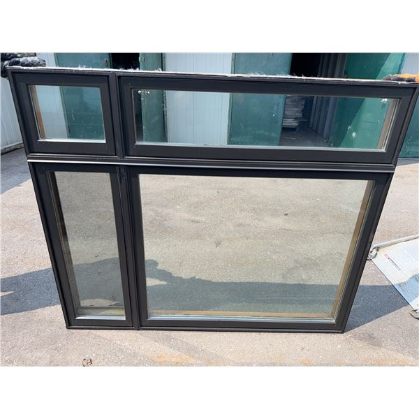 Double-Pane Wood and Metal Clad Window 64x54
