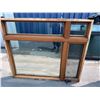 Image 2 : Double-Pane Wood and Metal Clad Window 64x54