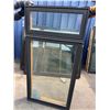Image 1 : Wood Frame Double Pane Window Unit 30X60"