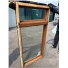 Image 2 : Wood Frame Double Pane Window Unit 30X60"