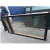 Image 1 : Double Pane Wood and Metal Sliding Window 82X42X0.5"