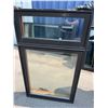 Image 1 : Double Hung Wood and Glass Window, 51x30
