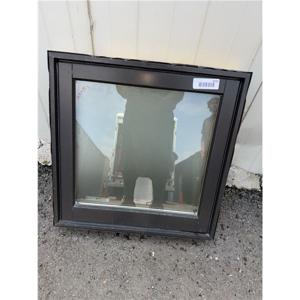 Double-Pane Window With Black Frame 20X26"