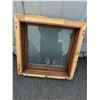 Image 2 : Double-Pane Window With Black Frame 20X26"
