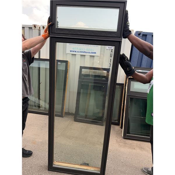 Double Pane Fixed Window With Transom 30X83"