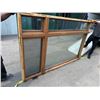 Image 2 : Double Pane Wood and Aluminum Window 86x57"