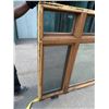 Image 3 : Double Pane Wood and Aluminum Window 86x57"