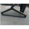 Image 2 : Triangular Fixed Wood and Glass Window 37X37X9X69"