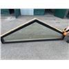 Image 1 : Triangular Fixed Pane Window 85x47x12"